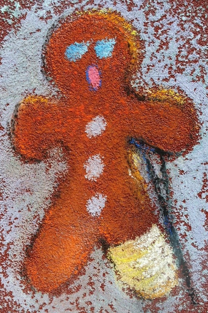 Gingerbread man with broken leg Raw Energy